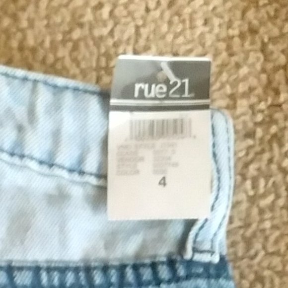 Rue21 Colorblock High-Waist Straight Leg Jeans (Size 4) - Picture 4 of 4